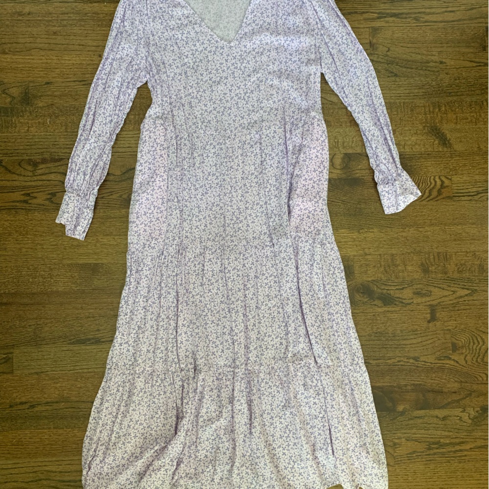 Cottage Core Prairie Lavender Dress
